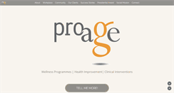 Desktop Screenshot of proage.sg
