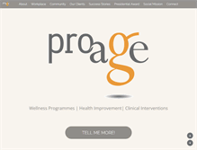 Tablet Screenshot of proage.sg